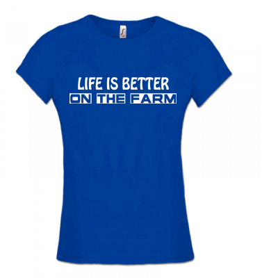 Damesshirt Royal Life is betters on the fam
