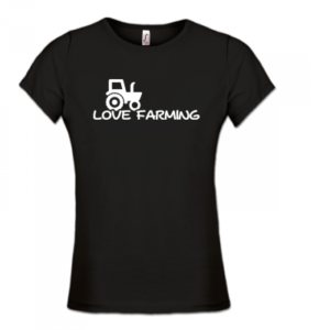 Dames T-shirt – Love farming