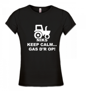 Dames T-shirt – Niks keep calm
