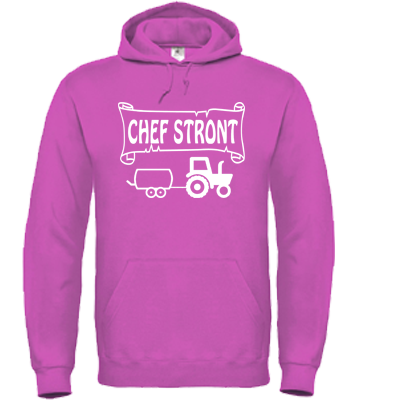 Hoodie Roze Chef stront
