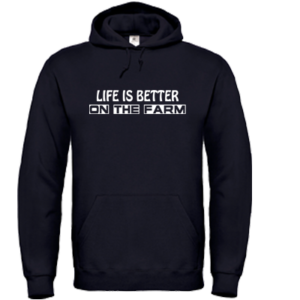 Hooded Sweater – Life is better on the farm