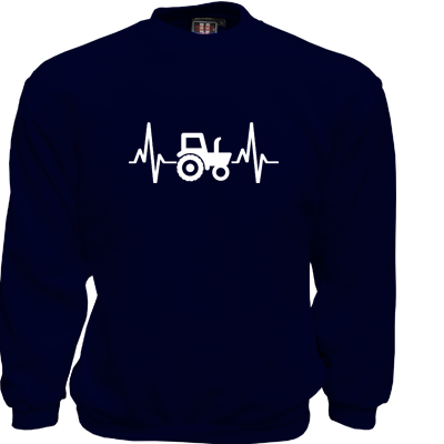 Sweater Navy Heartbeat