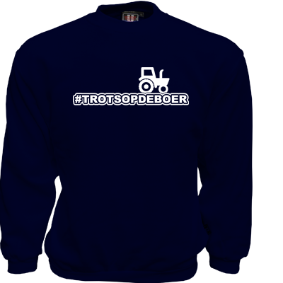 Sweater Navy #TROTSOPDEBOER