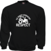 Sweater Zwart De boer verdient respect