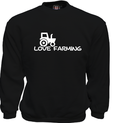 Sweater Zwart Love farming