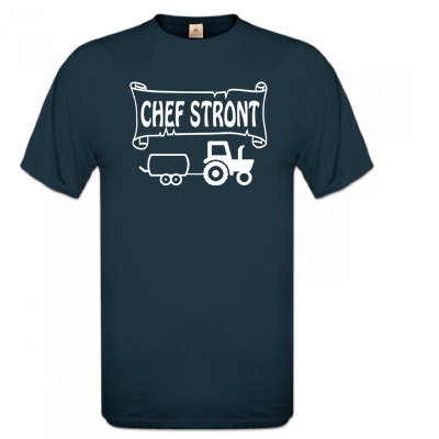 T-shirt Navy Chef stront