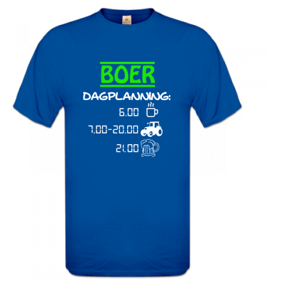 T-shirt Royal Boer Dagplanning