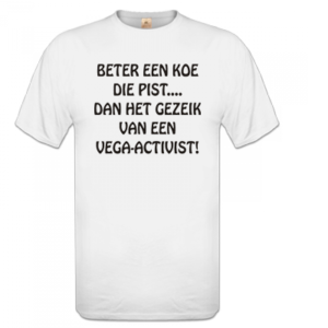 Unisex T-shirt – Beter een koe die pist…