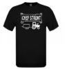 T-shirt Zwart Chef stront