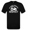 T-shirt Zwart De boer verdient respect