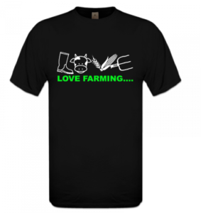 Unisex T-shirt – Love farming maiskolf