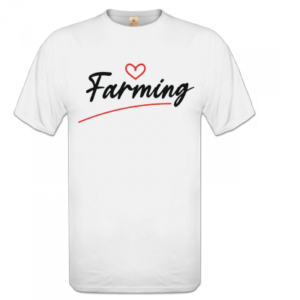 Unisex T-shirt – Love farming hart