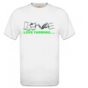Unisex T-shirt – Love farming maiskolf